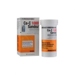 Calcium sandoz 1g 10s