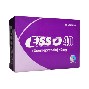 Esome caps 40mg 14s