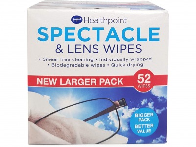 HEALTHPOINT SPECTACLES WIPES 52`S