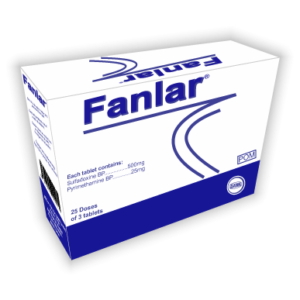 Fanlar 500 mg Tabs 25*3