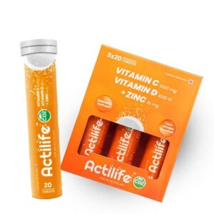 ACTLIFE VITAMIN C,D+Z 20s