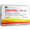 Zentel 400mg Tablet 1's