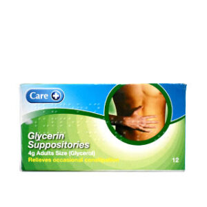 Glycerine 4g Adult Suppositories 12's
