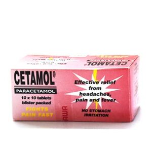 Cetamol 500mg Tablets 100's