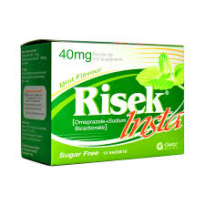 Risek Insta 40mg Sachets 10's