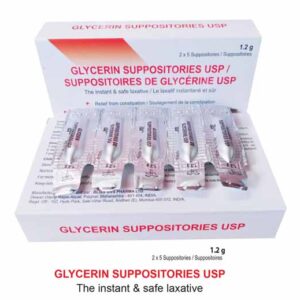 Glycerin 1.2g Suppository 10's