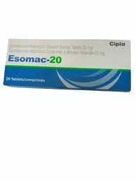 Esomac 20mg Tablet 28's