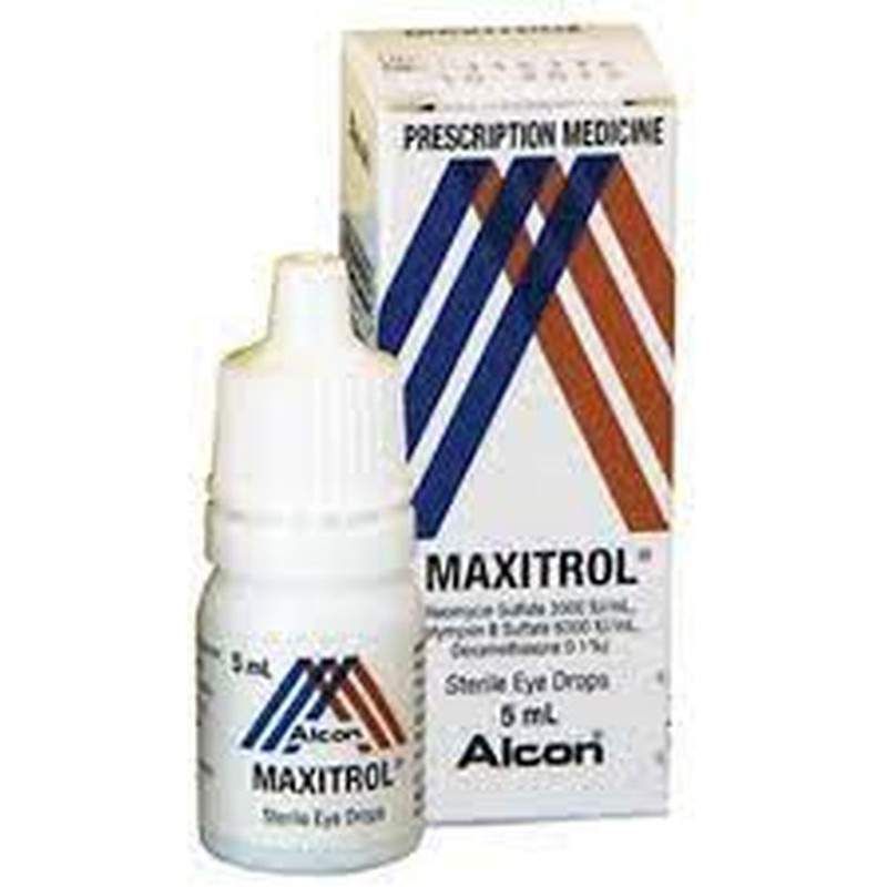 Alcon Maxitrol Sterile Eye Drops, 5mL