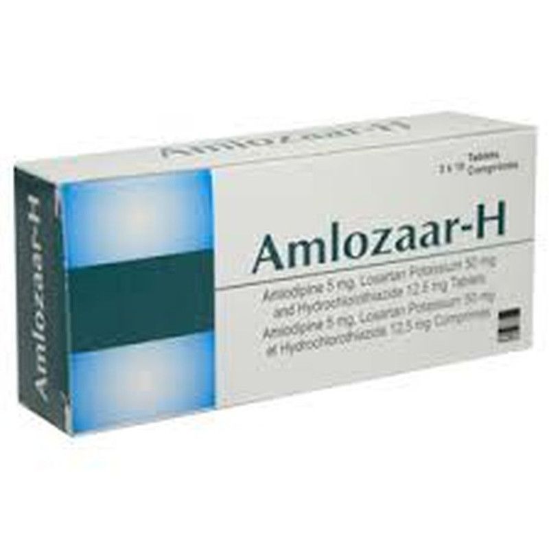 AMLOZAAR H Tablets, 30 Count
