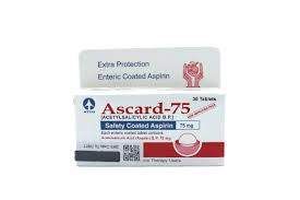 Ascard Enteric-Coated Aspirin Tablets, 30 Count