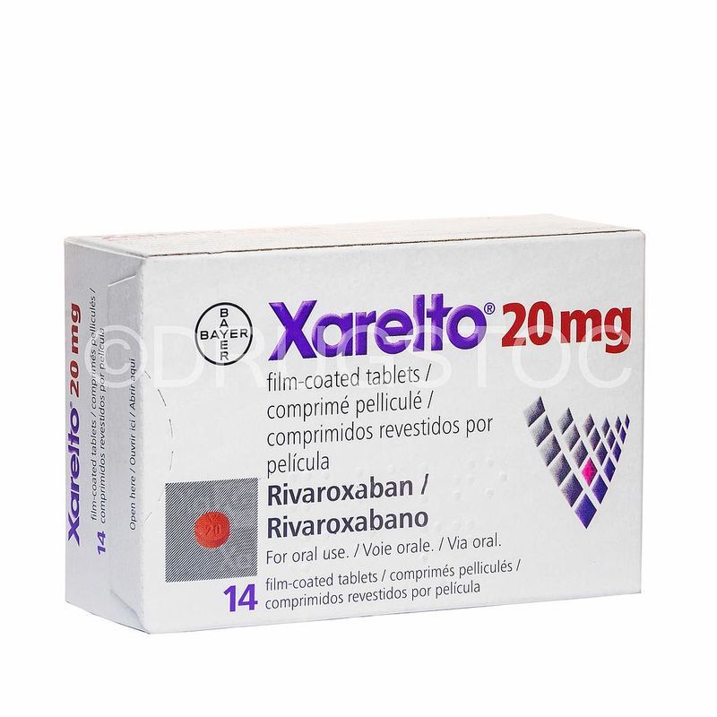Bayer Xarelto Rivaroxaban Tablets 20mg, 14 Pack