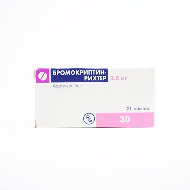 Bromocriptine Tablets 2.5mg, 30 Count