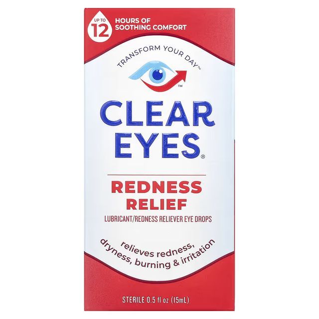 CLEAR EYES Redness Relief Eye Drops, 15ml