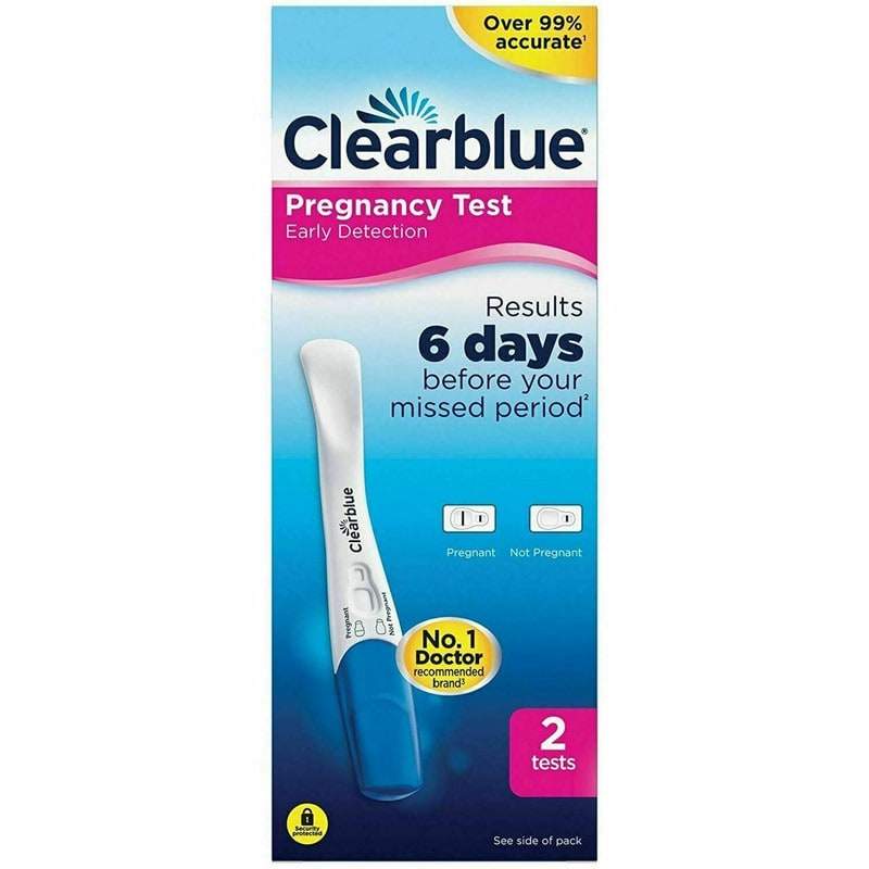 Clearblue Pregnancy Test (6 Days Early) 2'S