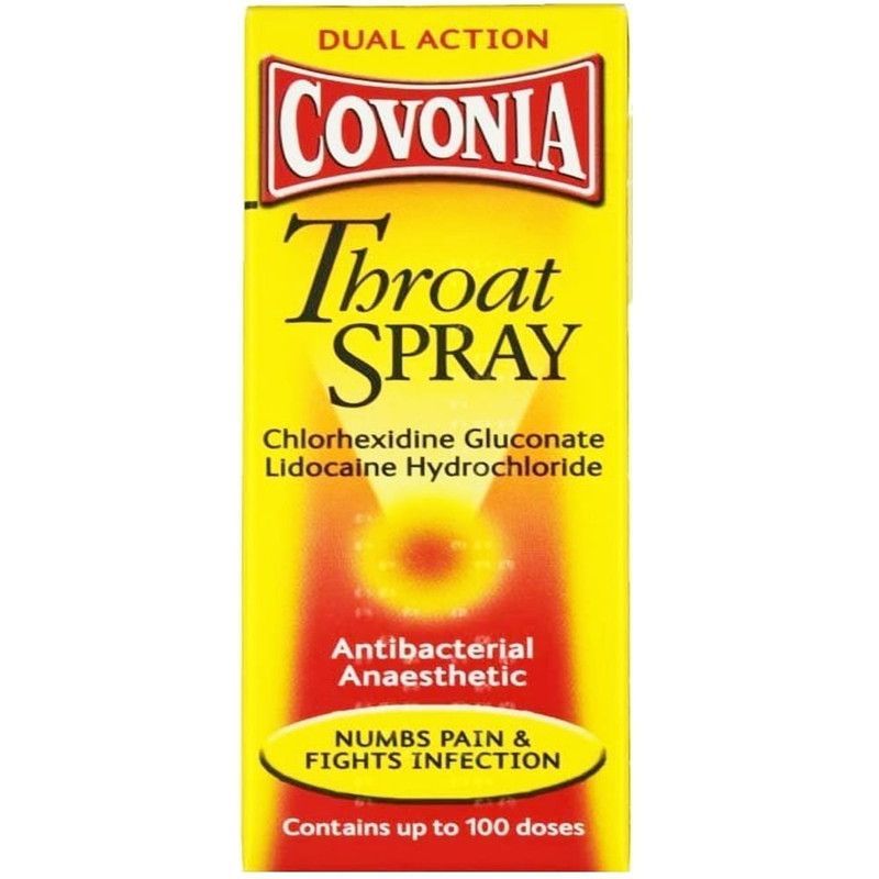 Covonia Menthol Sore Throat Spray, 30ml