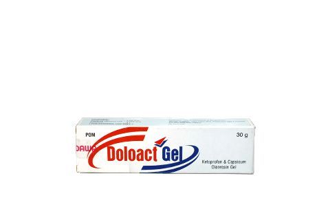 Doloact Ketoprofen Capsicum Gel, 30g