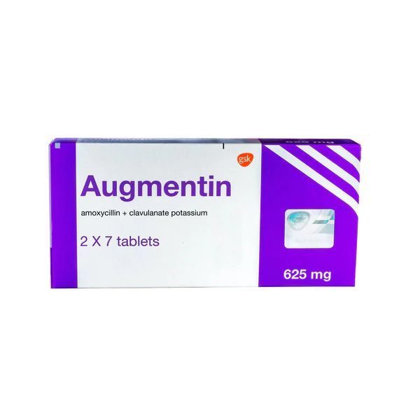 GSK Augmentin 625mg Tablets, 14 Count