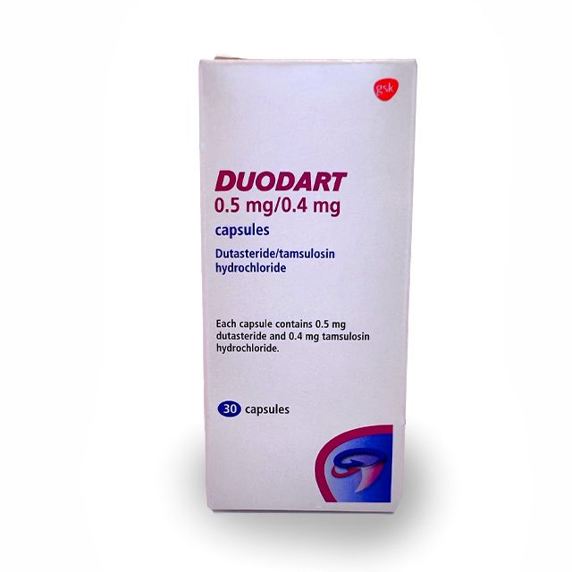 GSK Duodart Capsules 0.5mg/0.4mg, 30 Pack