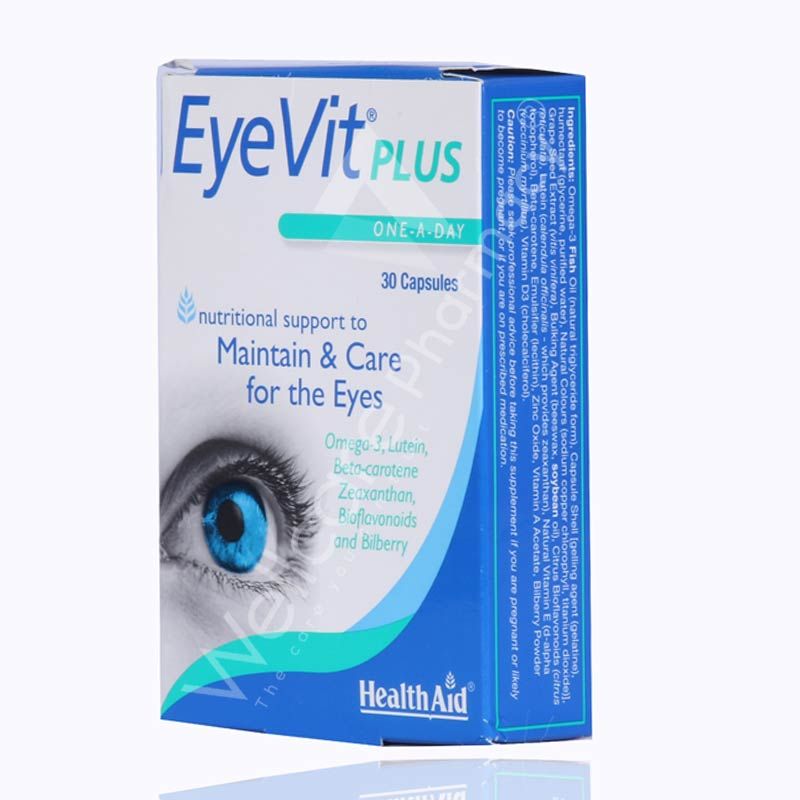 Health Aid Eyevit Plus Caps 30S`