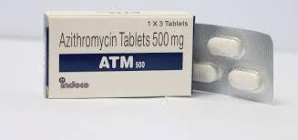 Indoco ATM Azithromycin Tablets 500mg, 3 Tablets