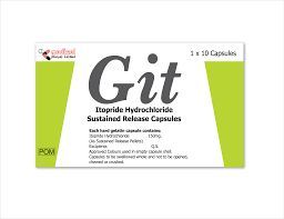 Itopride Hydrochloride SR Capsules 150mg, 10 Count