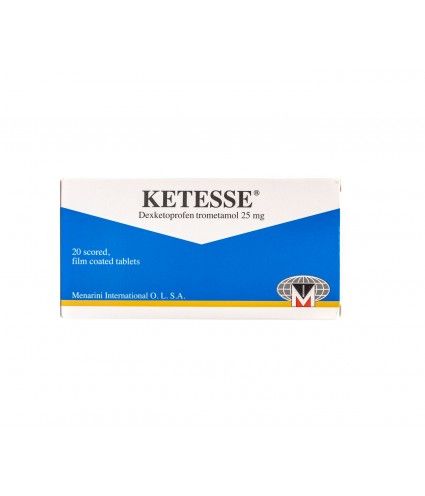 Ketesse Tablets 25Mg 20`S