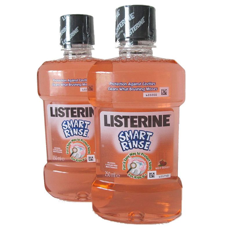 Listerine Smart Rinse For Children Berry 250Ml