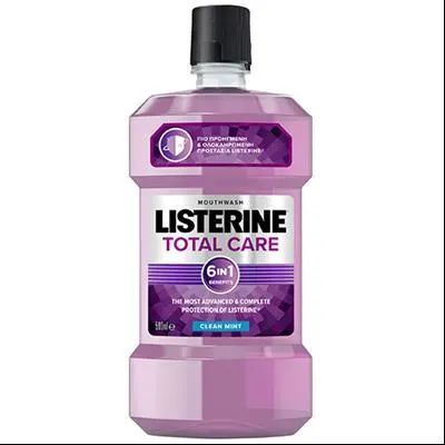Listerine Total Care Clean Mint Mouthwash, 500ml