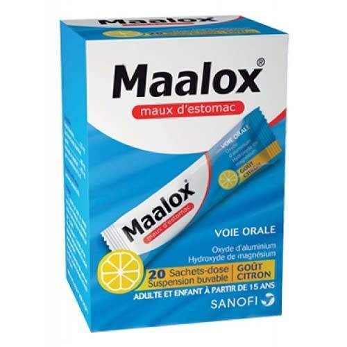 Maalox Lemon Stick 460Mg/Susp.20`S