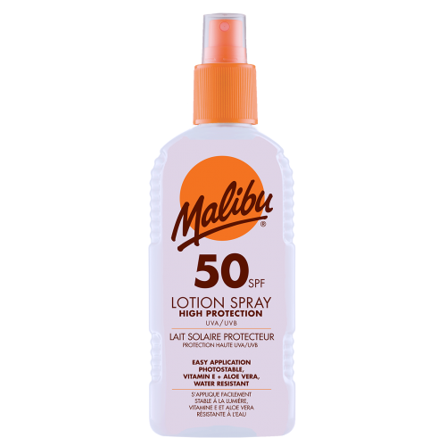 Malibu Spf50 Lotion Spray 200Ml Fm262Fs