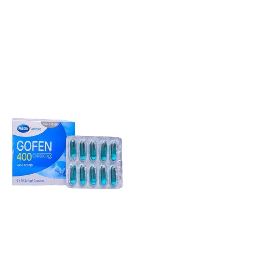 Mega We Care Gofen 400 Fast-Acting Softgel, 10 Capsules