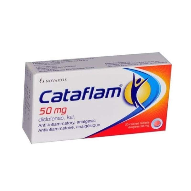 Novartis Cataflam Diclofenac Tablets 50mg, 10 Count