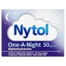 Nytol One-A-Night 50Mg 20S