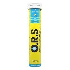 Ors Lemon Hydration Tablets, 24 Count