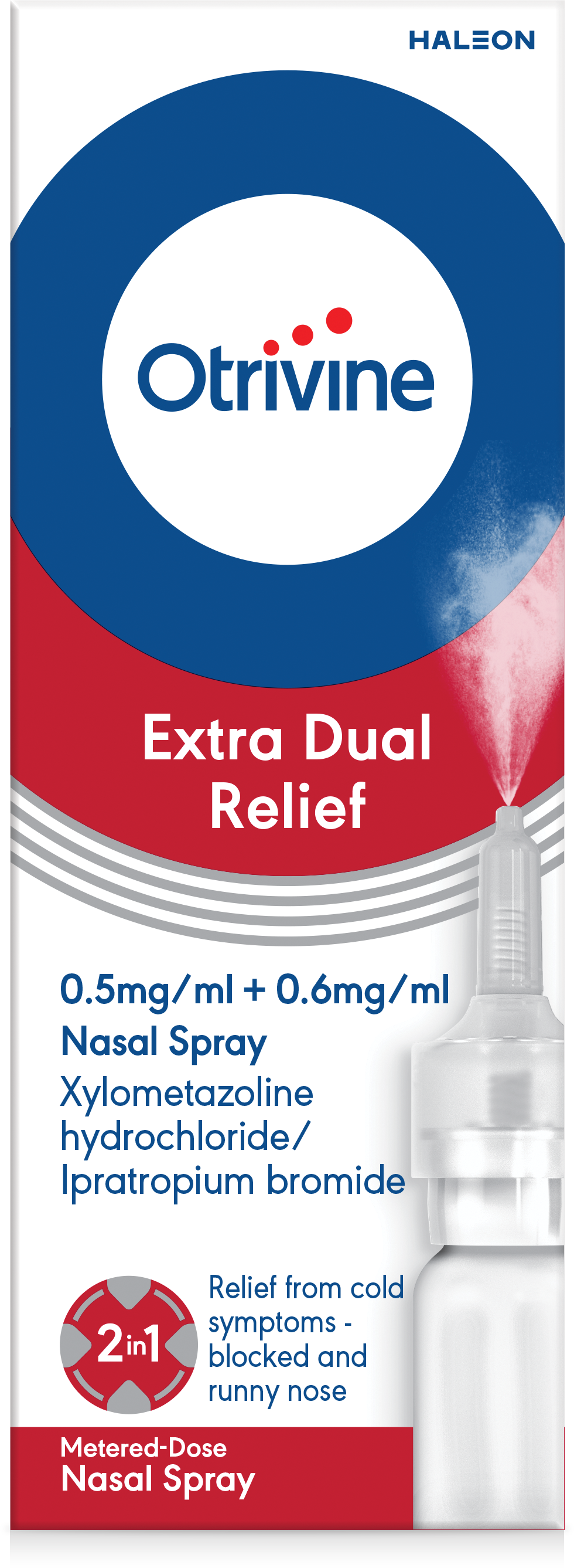 Otrivine Extra Dual Relief Nasal Spray 10ml
