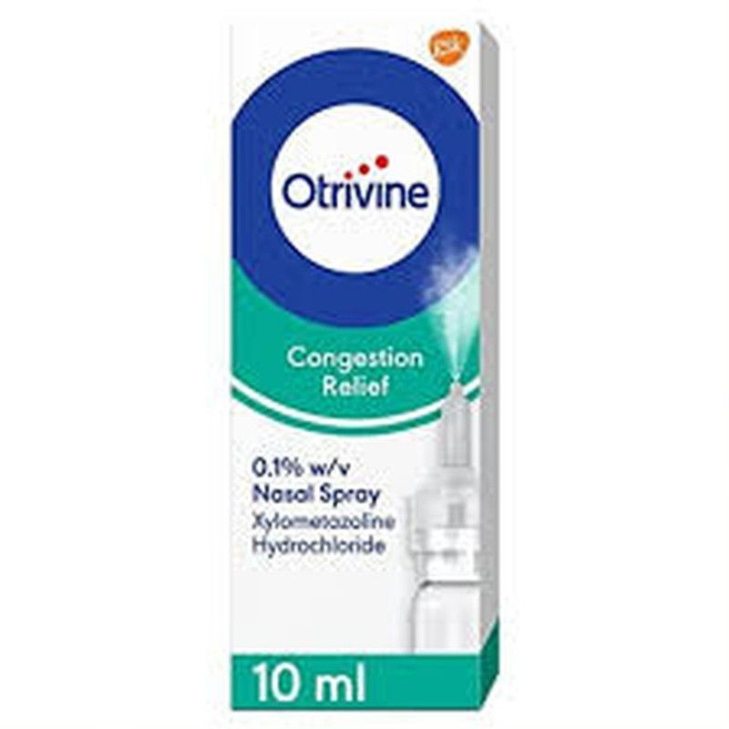 Otrivine Nasal Spray for Congestion Relief, 10ml