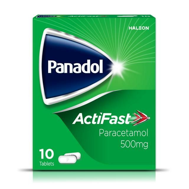 Panadol ActiFast Paracetamol Tablets, 10x500mg
