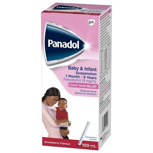 Panadol Baby &Amp; Infant Suspension 100Ml