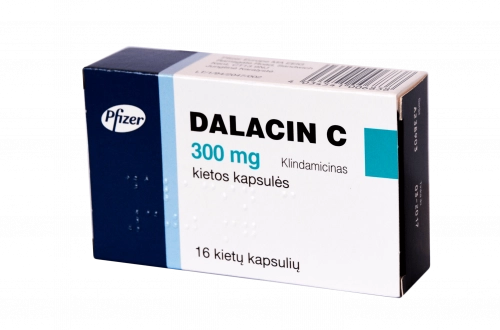 Pfizer Dalacin Klindamicinas Capsules, 16x300mg
