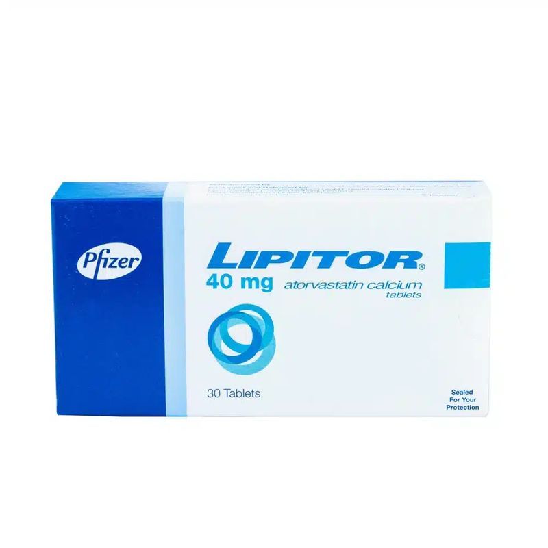 Pfizer Lipitor Atorvastatin Calcium Tablets 40mg, 30 Count