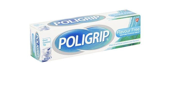 Poligrip Flavour Free 40G