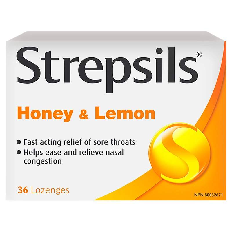 Strepsils Honey & Lemon 36'S