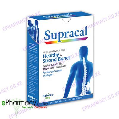 Supracal Calcium Tabs, 2x30 Count