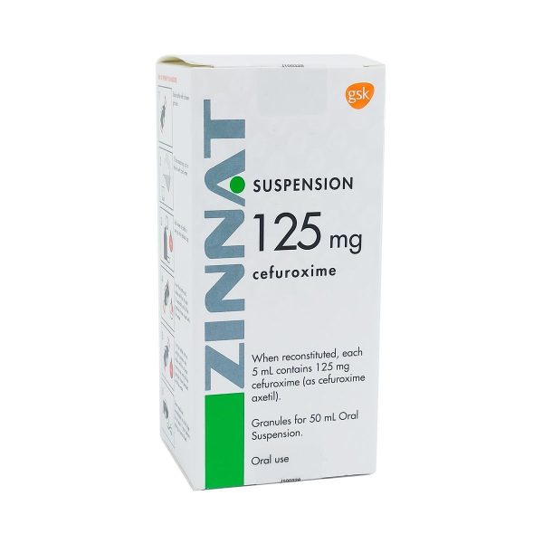 Zinnat Cefuroxime Granules 125mg, 50ml